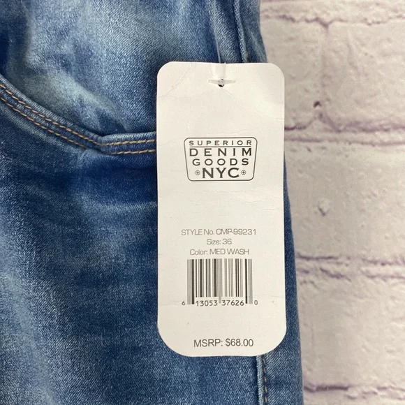 Cultura Men's Skinny Blue Jeans. Size: 36 - Picture 4 of 14